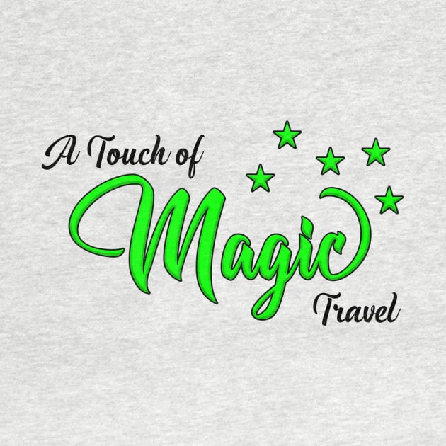 ATOM Logo Green by A Touch of Magic Travel